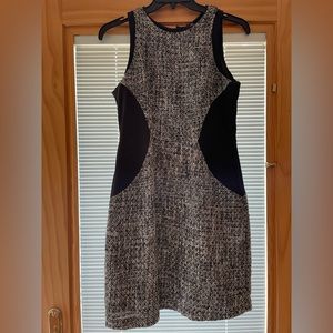 Kenneth Cole black/white tweed look lined Dress Size 6